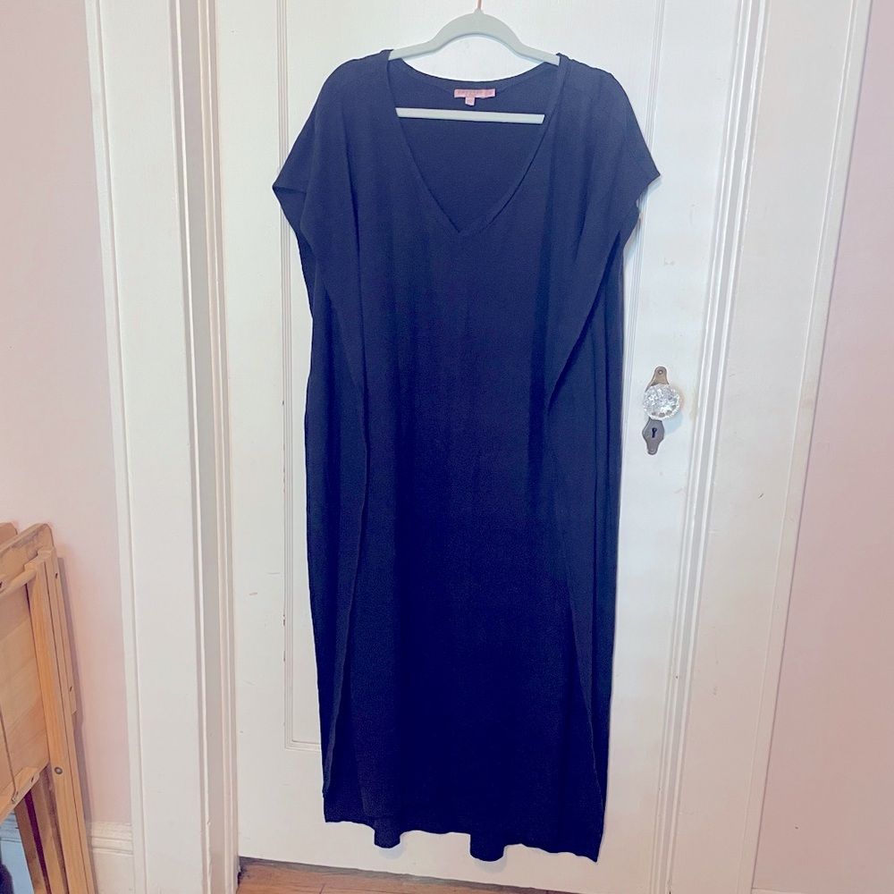 Calypso St. Barth Navy Maxi dress Size S